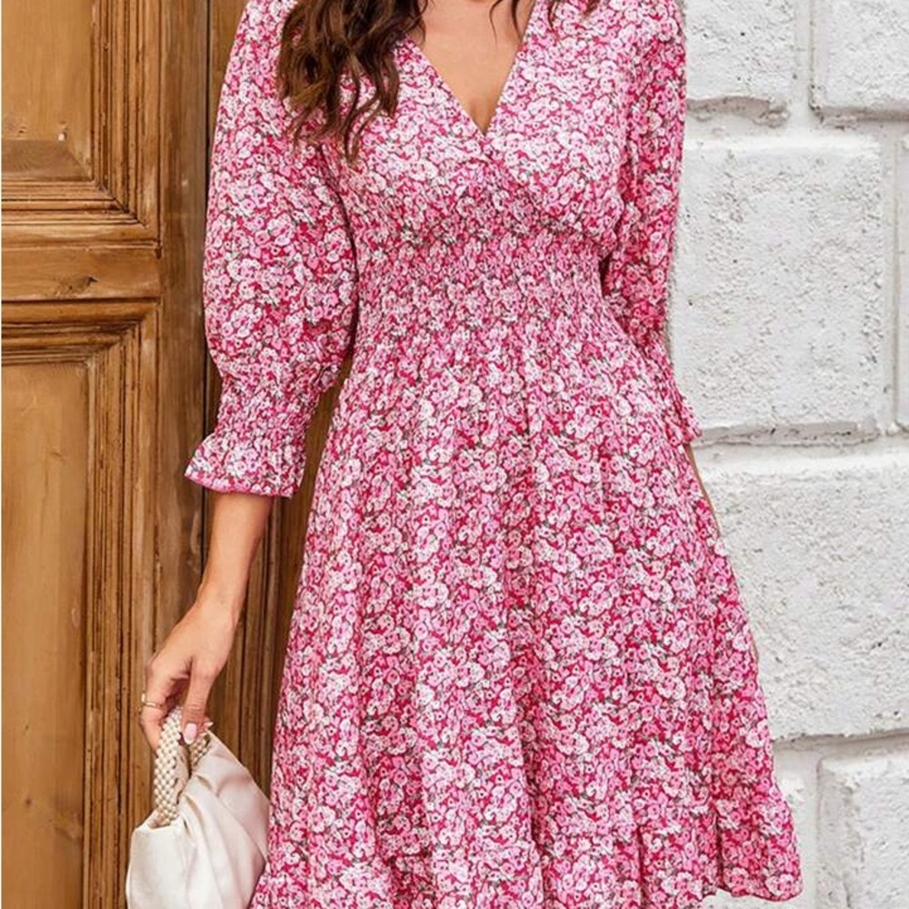 Unbranded Tiny Floral MIDI Dress
